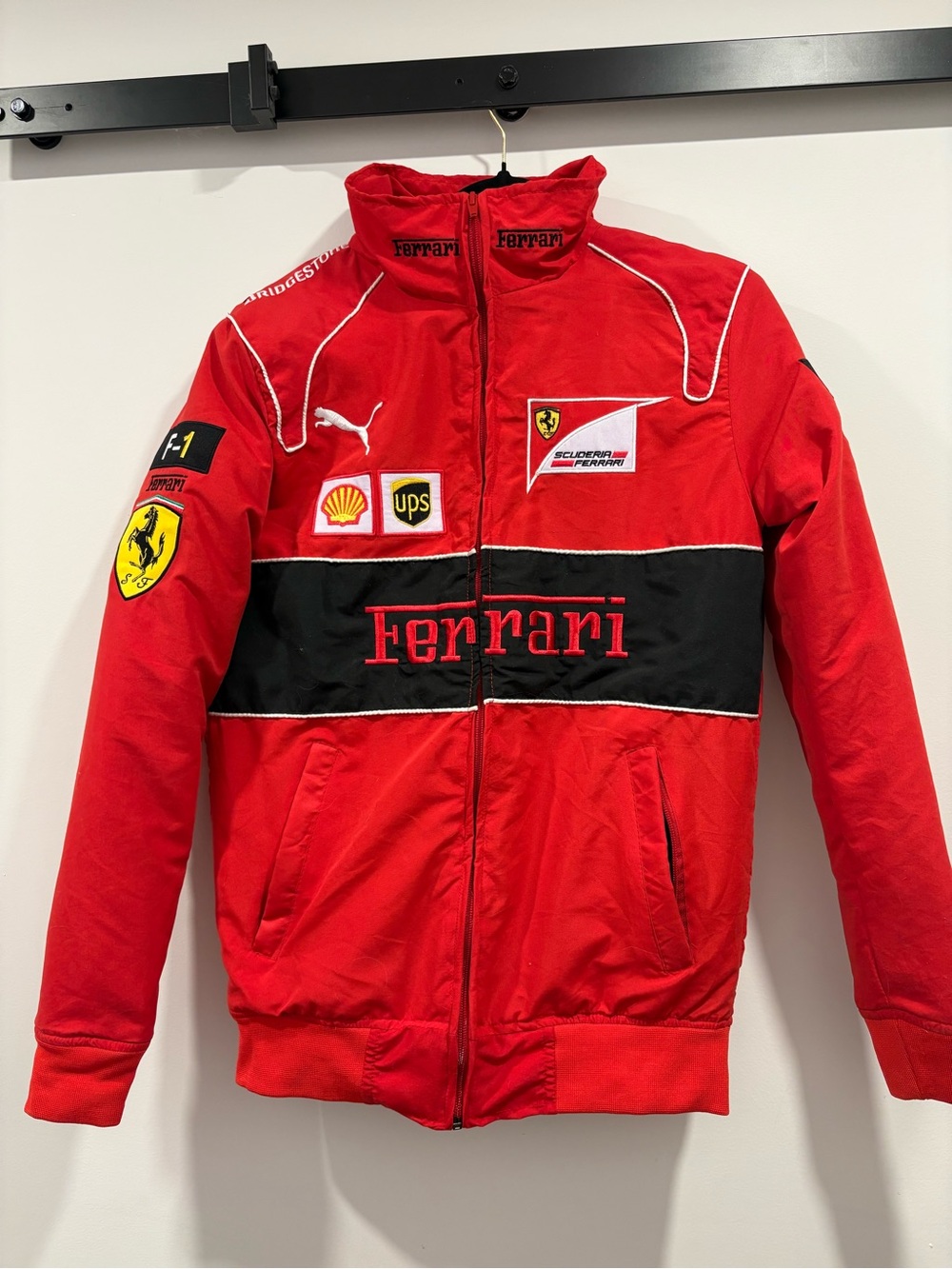 Ferrari Red Bomber Jacket